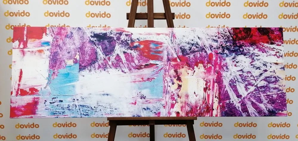 Quadro su tela – Texture viola