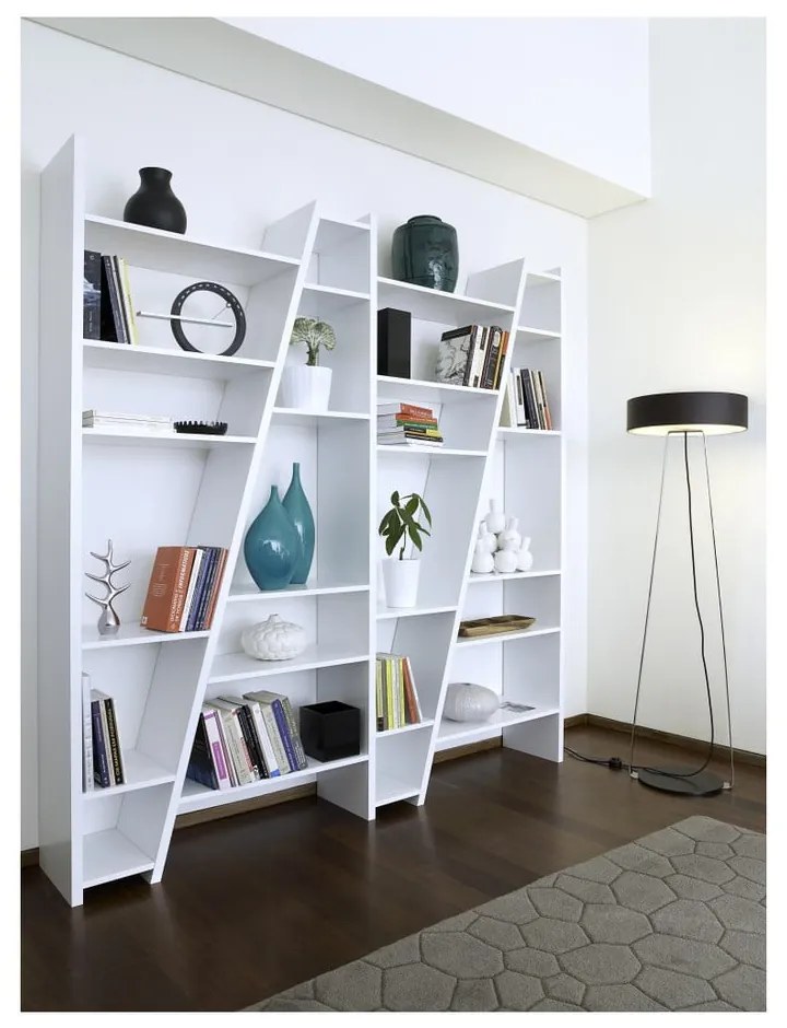 Libreria bianca 190x195 cm Delta - TemaHome