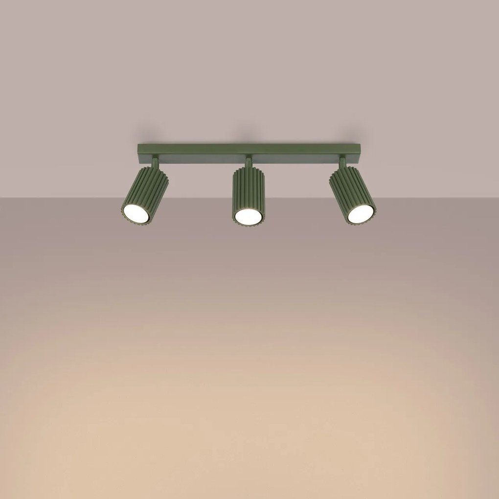 Lampada da soffitto KARBON 3L in Alluminio 3xGU10