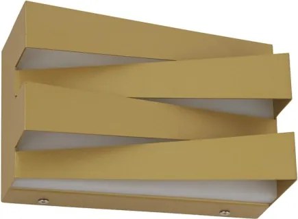 Searchlight 86410GO - Lampada da parete LED SECTION LED/18W/230V, finitura oro