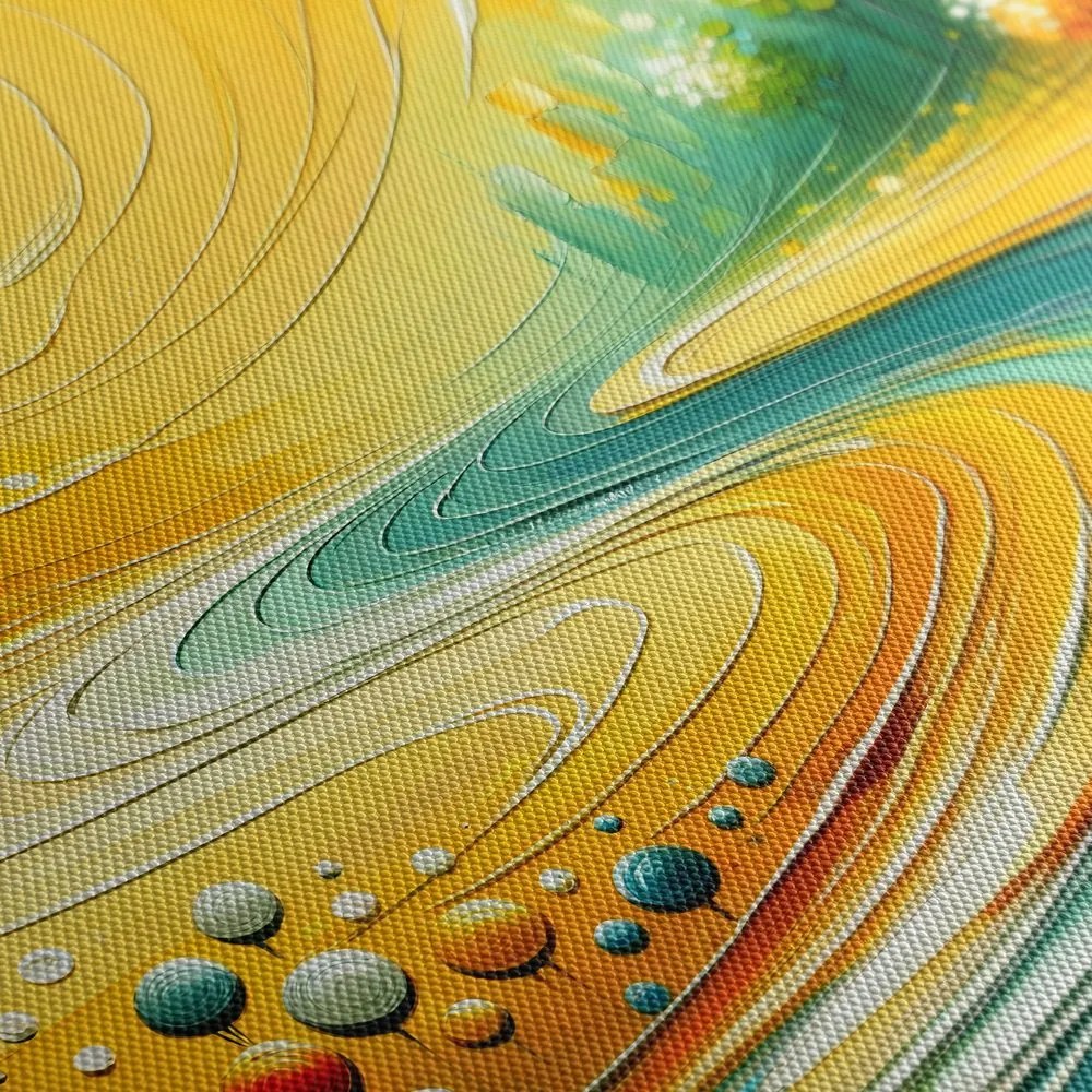 Quadro su tela – Flusso di luce e acqua