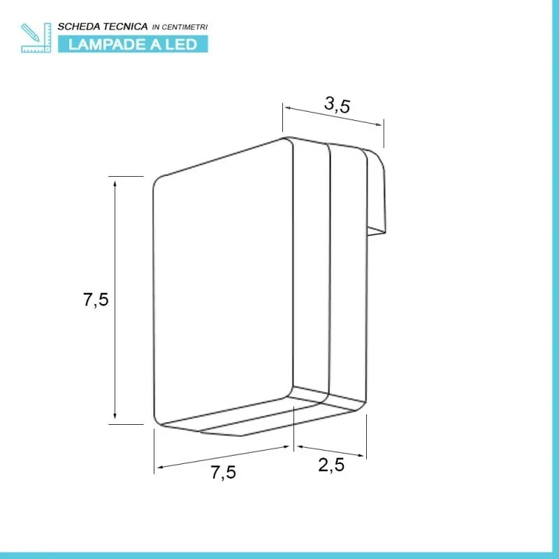 Specchio bagno 50x70 cm reversibile con luce naturale