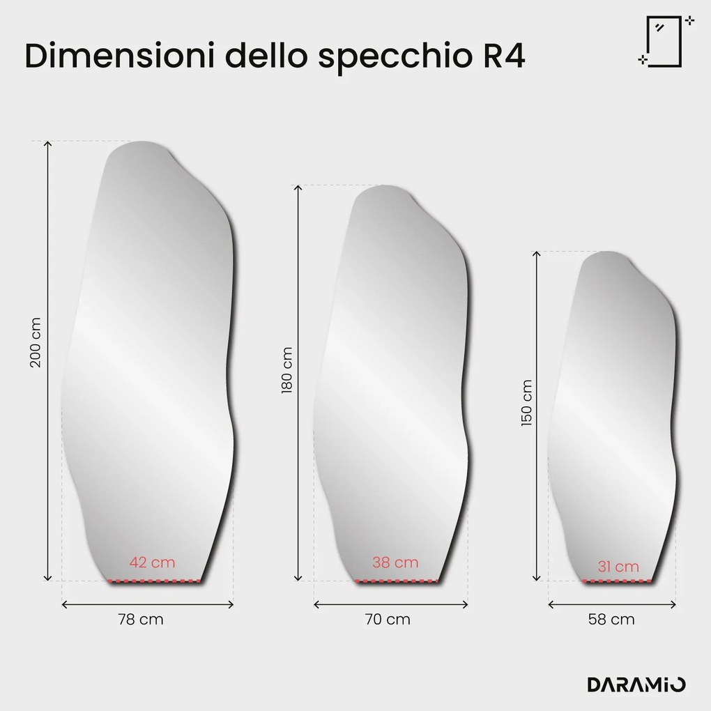 Specchio irregolare – Pure Collection R4