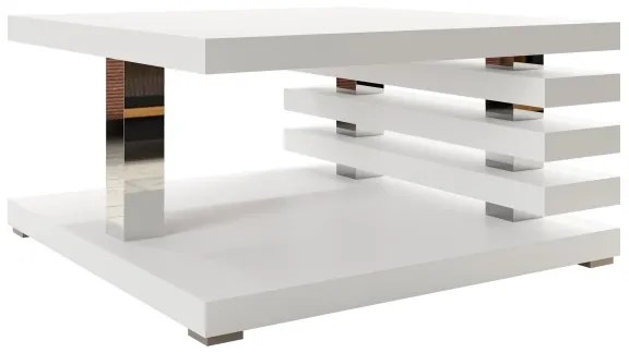 Tavolino KYOTO 31x60 cm bianco opaco