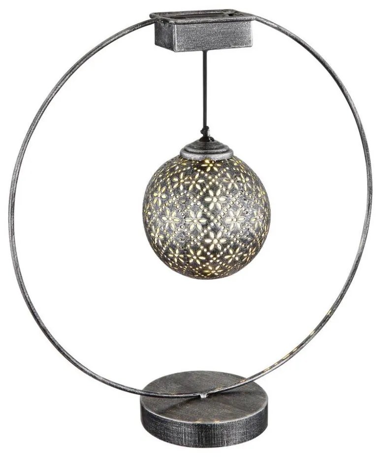 Globo 36618 - Lampada solare LED/0,06W/1,2V argento IP44