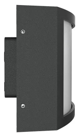 Applique Slim Design IP65 - E27 Nera Colore del corpo Nero