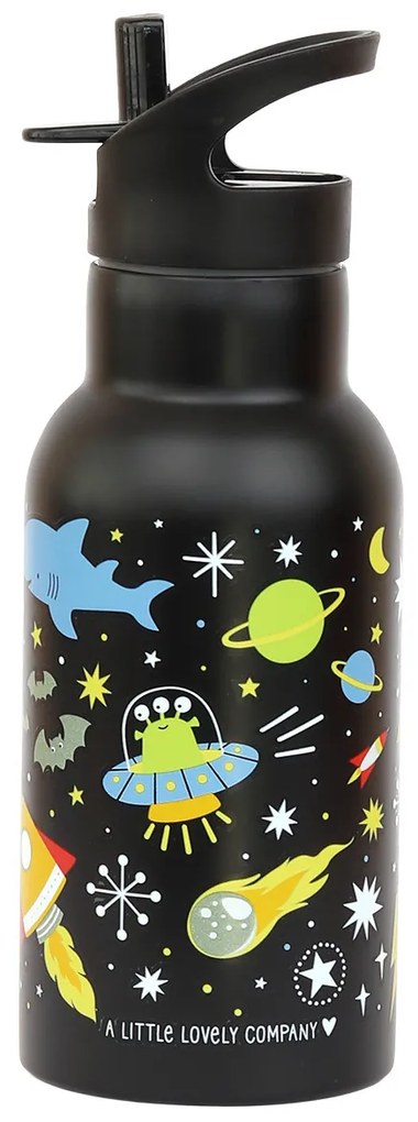 A Little Lovely Company - borraccia in acciaio inox, 350 ml - spazio