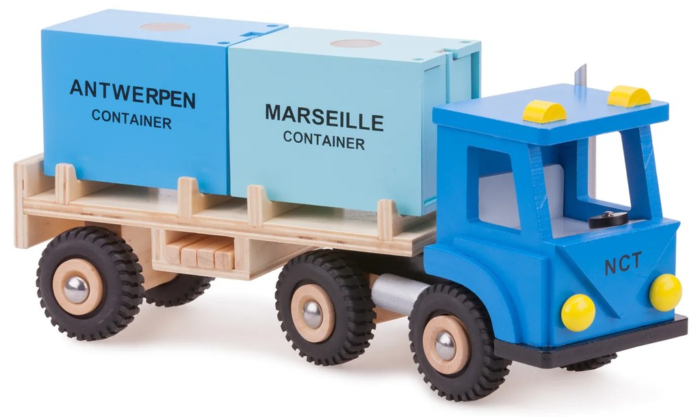 Camion in legno con due container - Harbor Line