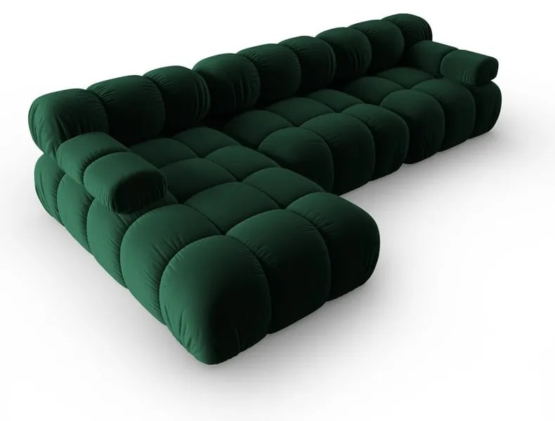 Divano in velluto verde 285 cm Bellis - Micadoni Home