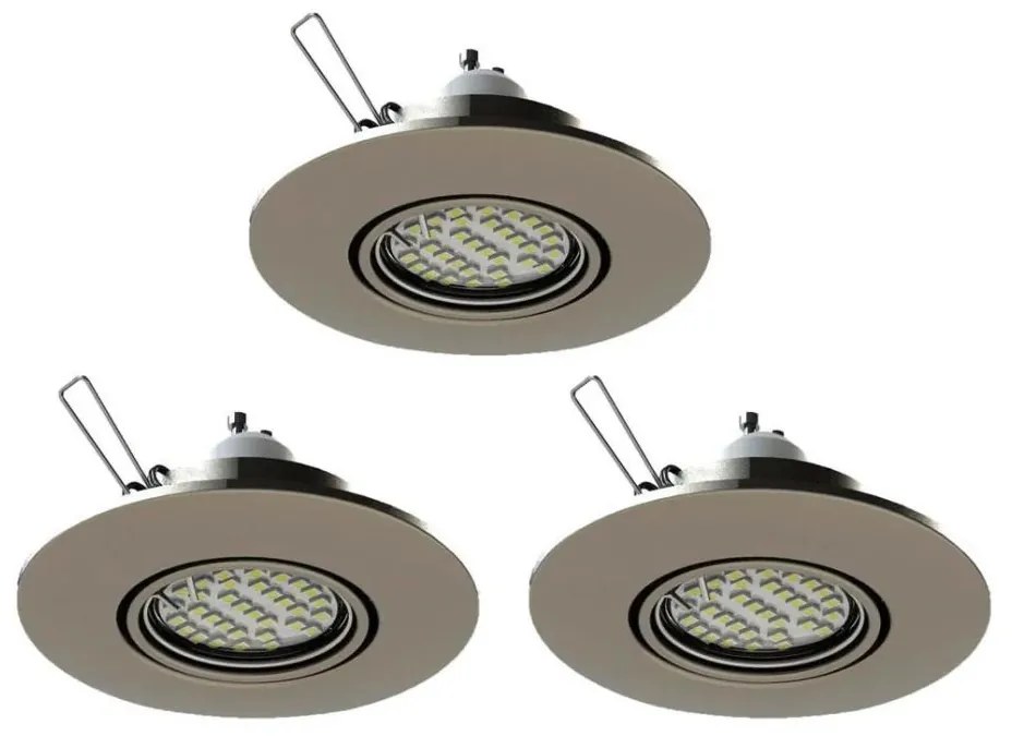 Eglo 78705 - SET 3x Lampada LED da incasso PENETO 1xGU10/3,3W/230V cromo