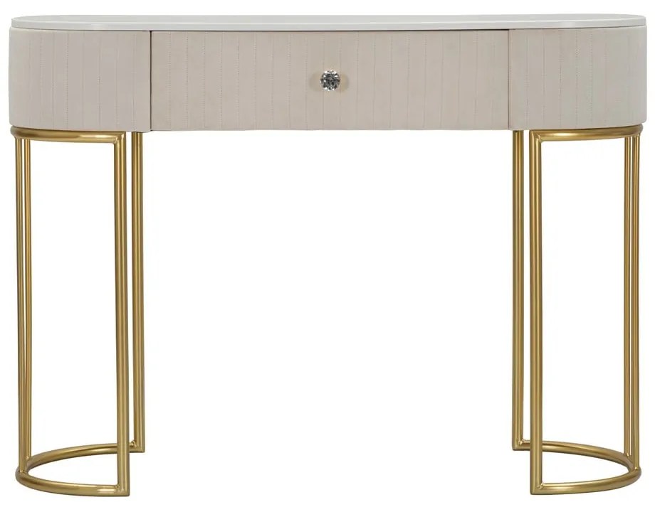 Consolle beige 100x40 cm Montpellier - Mauro Ferretti