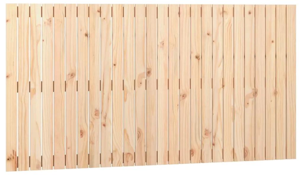 Testiera da parete 166x3x90 cm in legno massello di pino