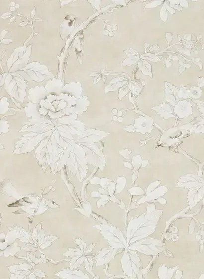 Vogeltapete Chiswick Grove von Sanderson - Linen