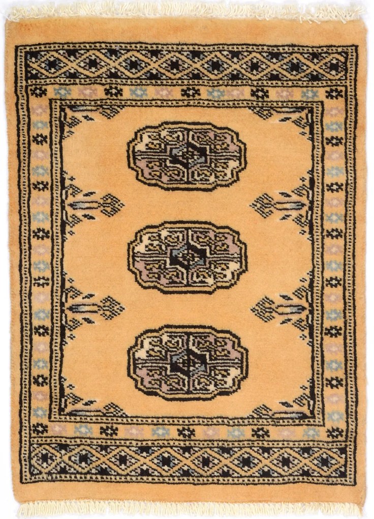 Bokhara Tappeto orientale 50x60 Beige (Pakistan) Annodato A Mano
