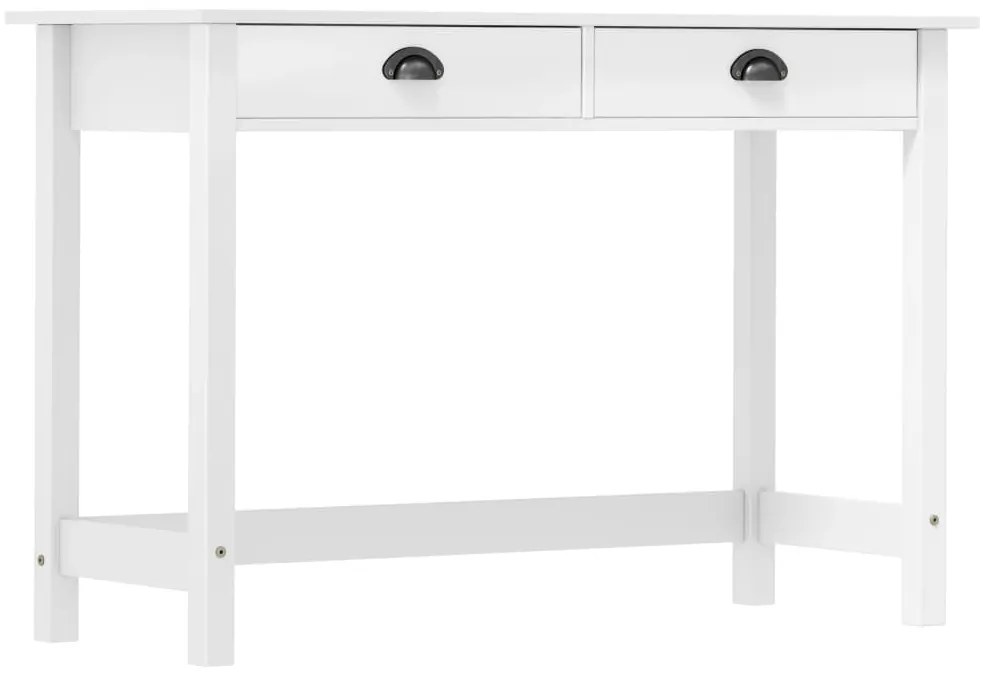 Consolle Hill Con 2 Cassetti 110x45x74 Cm İn Massello Di Pino /