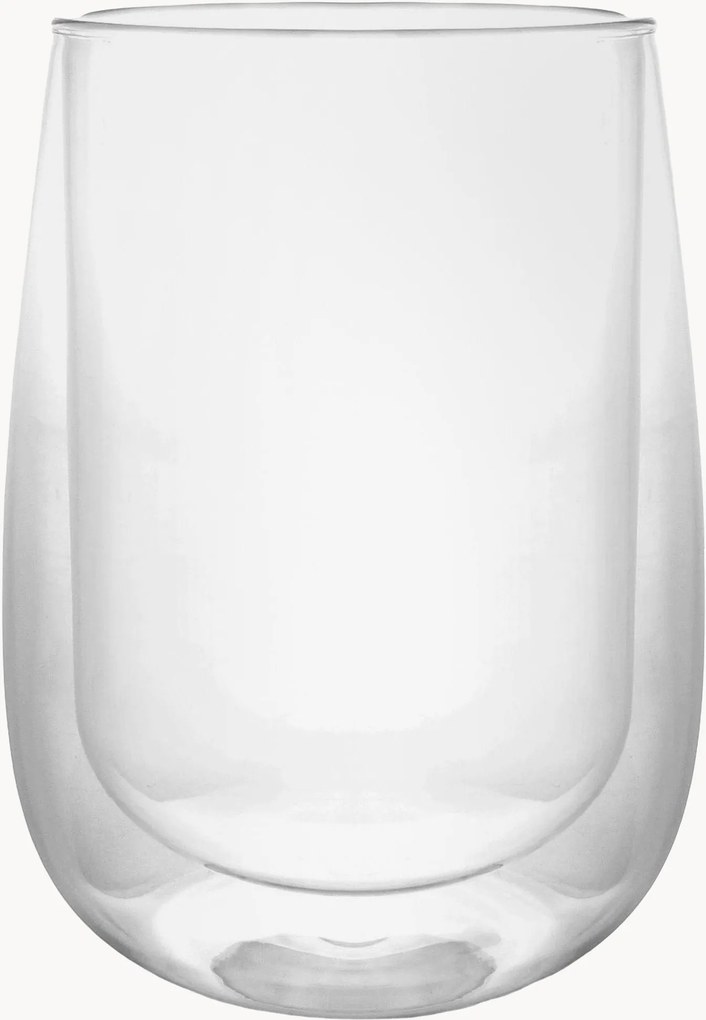 Set di 2 tazze in vetro borosilicato Paris