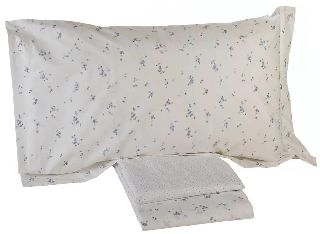 Completo Lenzuola in Percalle Reve Piazza e Mezza - 200X290