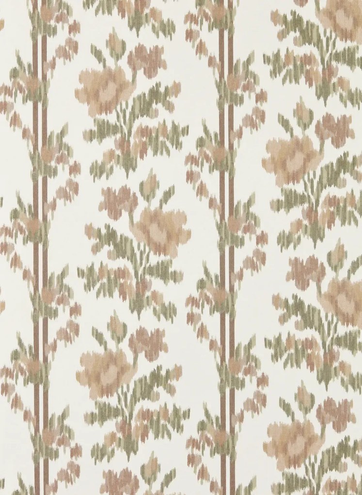 Sanderson Carta da parati Apothecary Rose - Parchment & Olivine