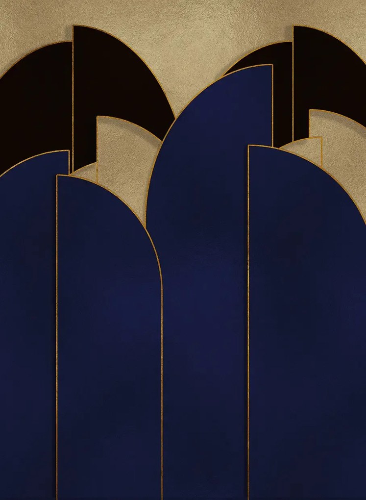 Coordonne Carta da parati panoramica Pavilion Metallics - Gold