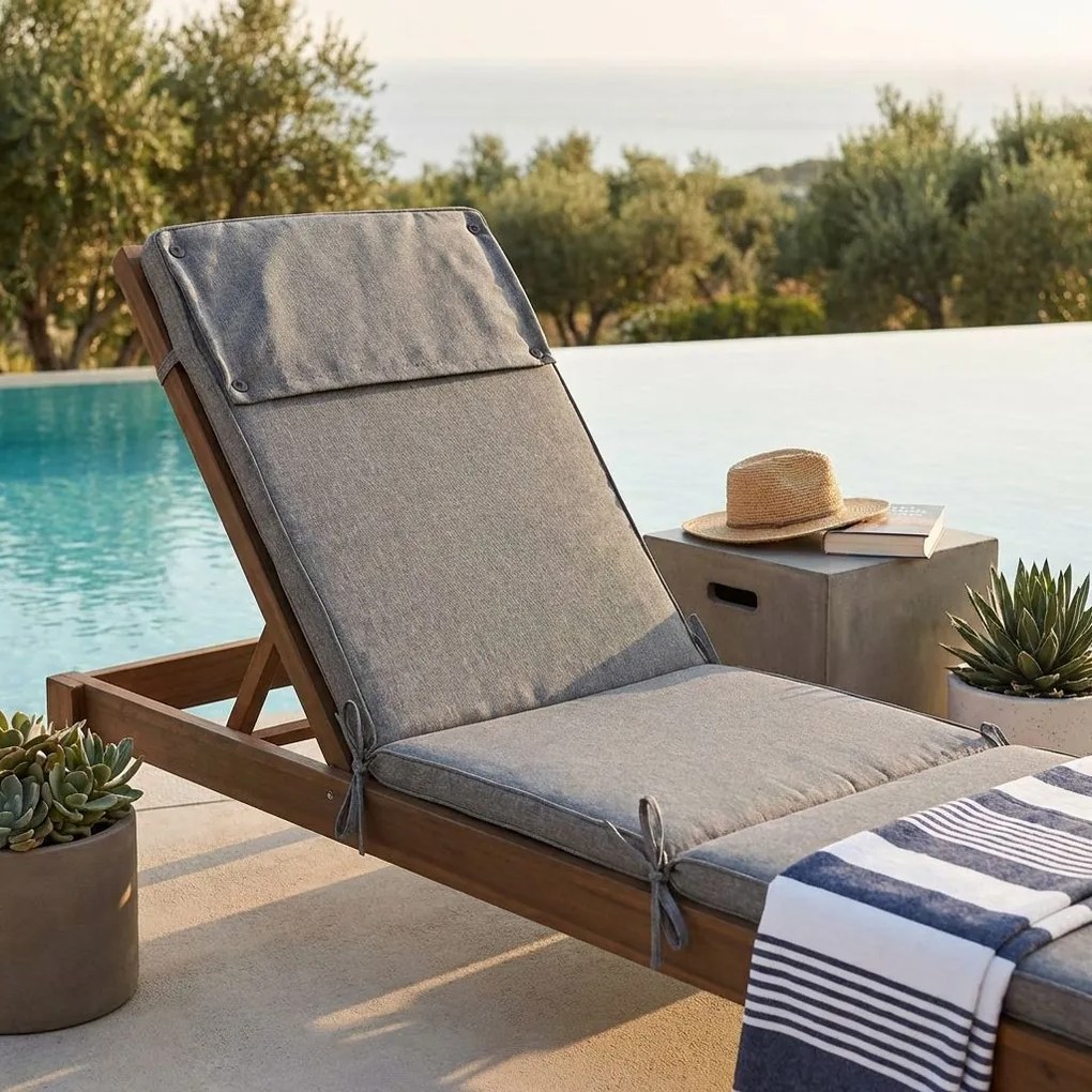 STRAND - cuscino sdraio con doppia cucitura idrorepellente