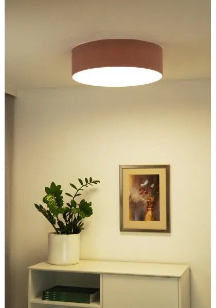 Duolla - Lampada LED da soffitto CORTINA LED/26W/230V Ø30 cm 4000K rosa