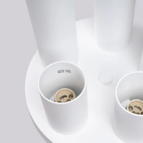 Sollux SL.1465 - Faretto LAGOS 5xGU10/10W/230V bianco