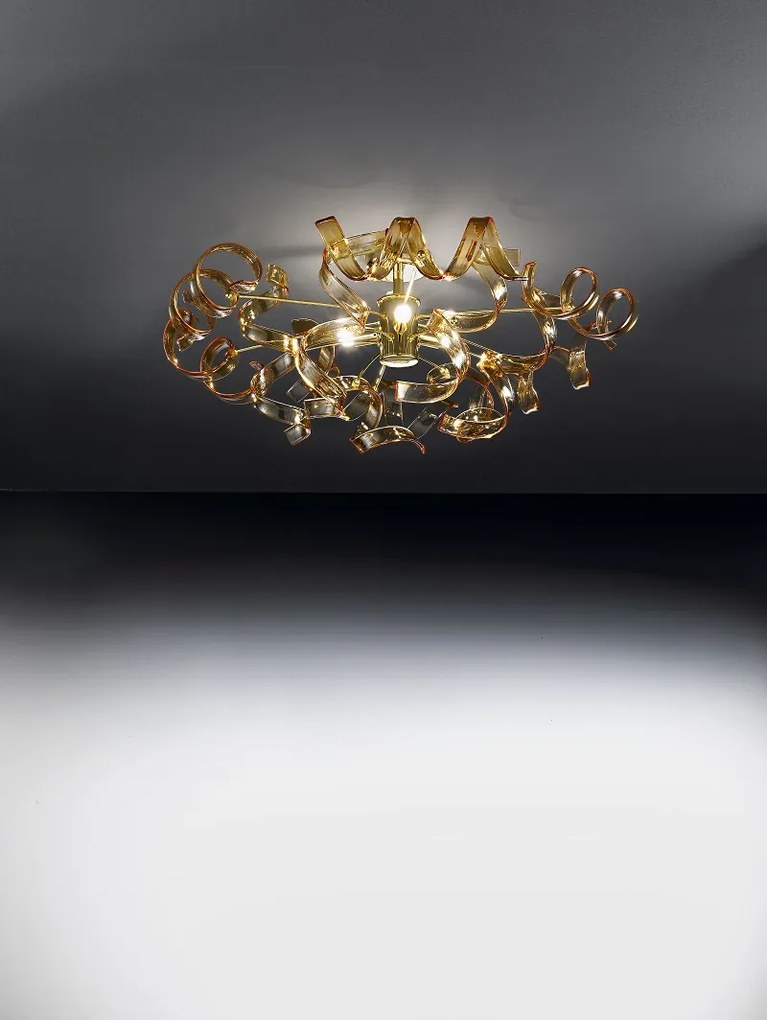 3-light ceiling lamp gold - 205.340 - Astro Collection - Metal Lux Ambra