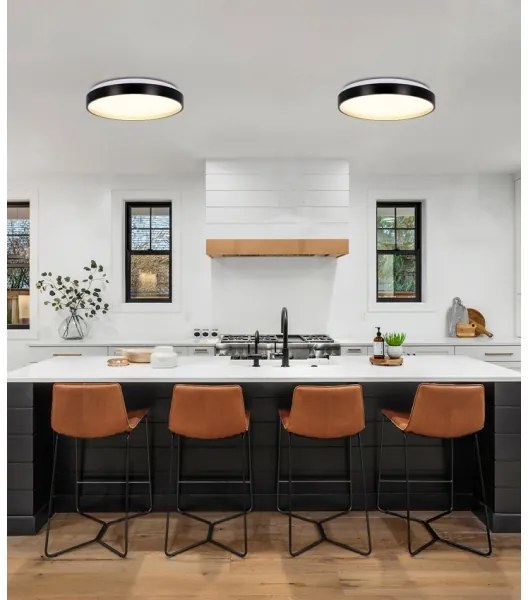 Plafoniera LED FLORIDA LED/18W/230V nero