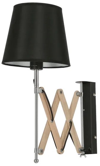 Applique MITO 1xE27/40W/230V nera