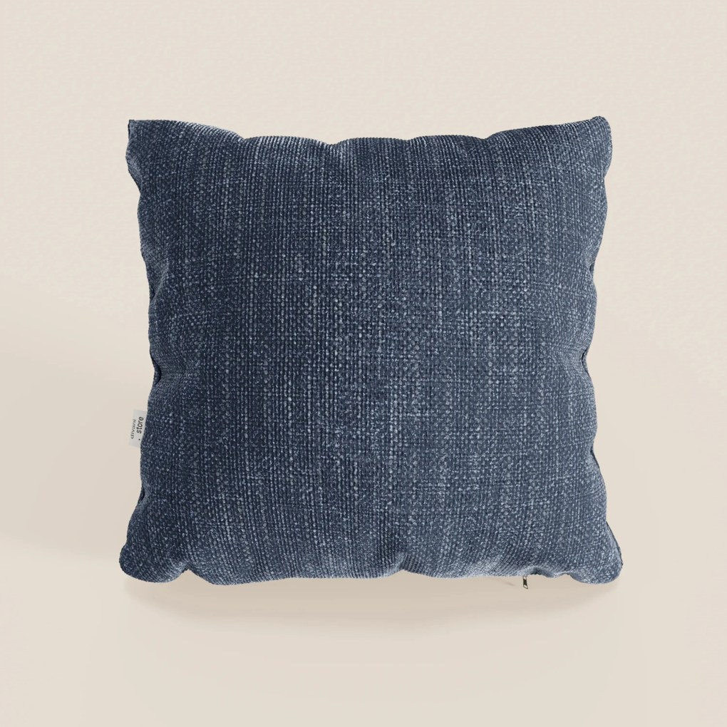 Lyon cuscino disponibile in diversi colori realizzato in morbido tessuto intrecciato impermeabile T06 blu