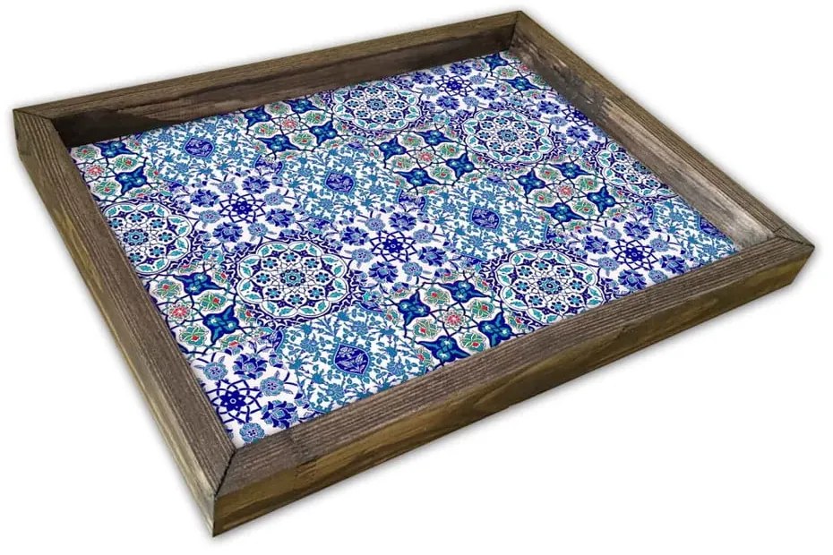 Vassoi di legno Paisios, 30 x 40 cm - Traxory