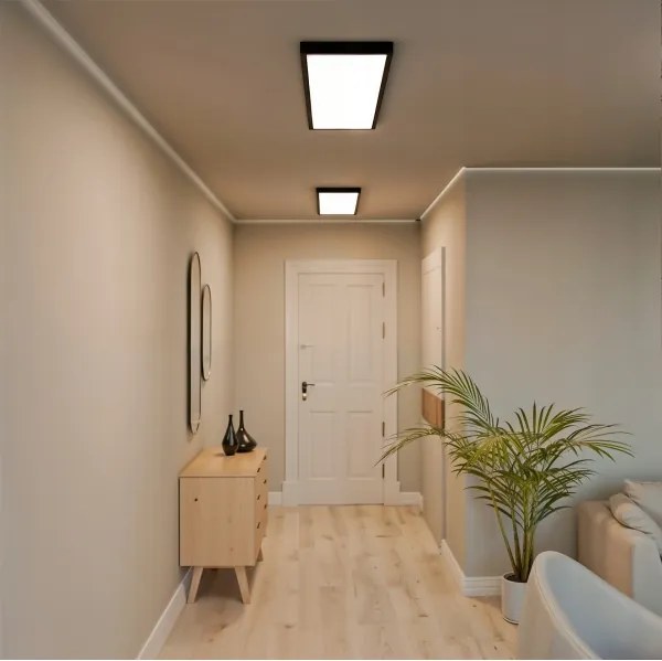 Pannello LED da superficie LED/60W/230V 30x120 cm nero