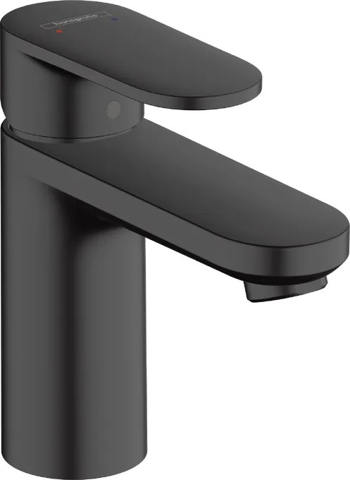 Miscelatore Monocomando Lavabo 100 Con Saltarello Nero Opaco Hansgrohe Vernis Blend 71551670