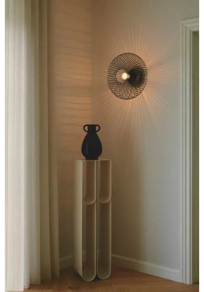 Nordlux - Plafoniera BERONI 1xE27/60W/230V Ø 40,3 cm nera