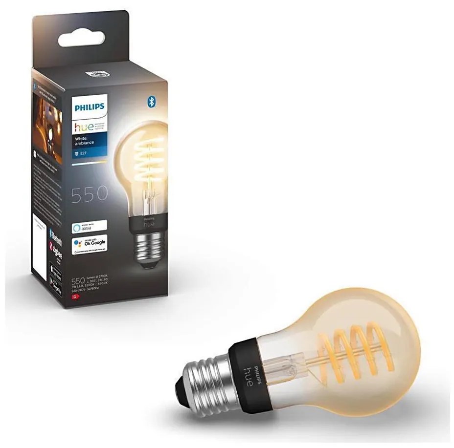 Lampadina LED Dimmerabile Philips Hue WHITE AMBIANCE A60 E27/7W/230V 2200-4500K