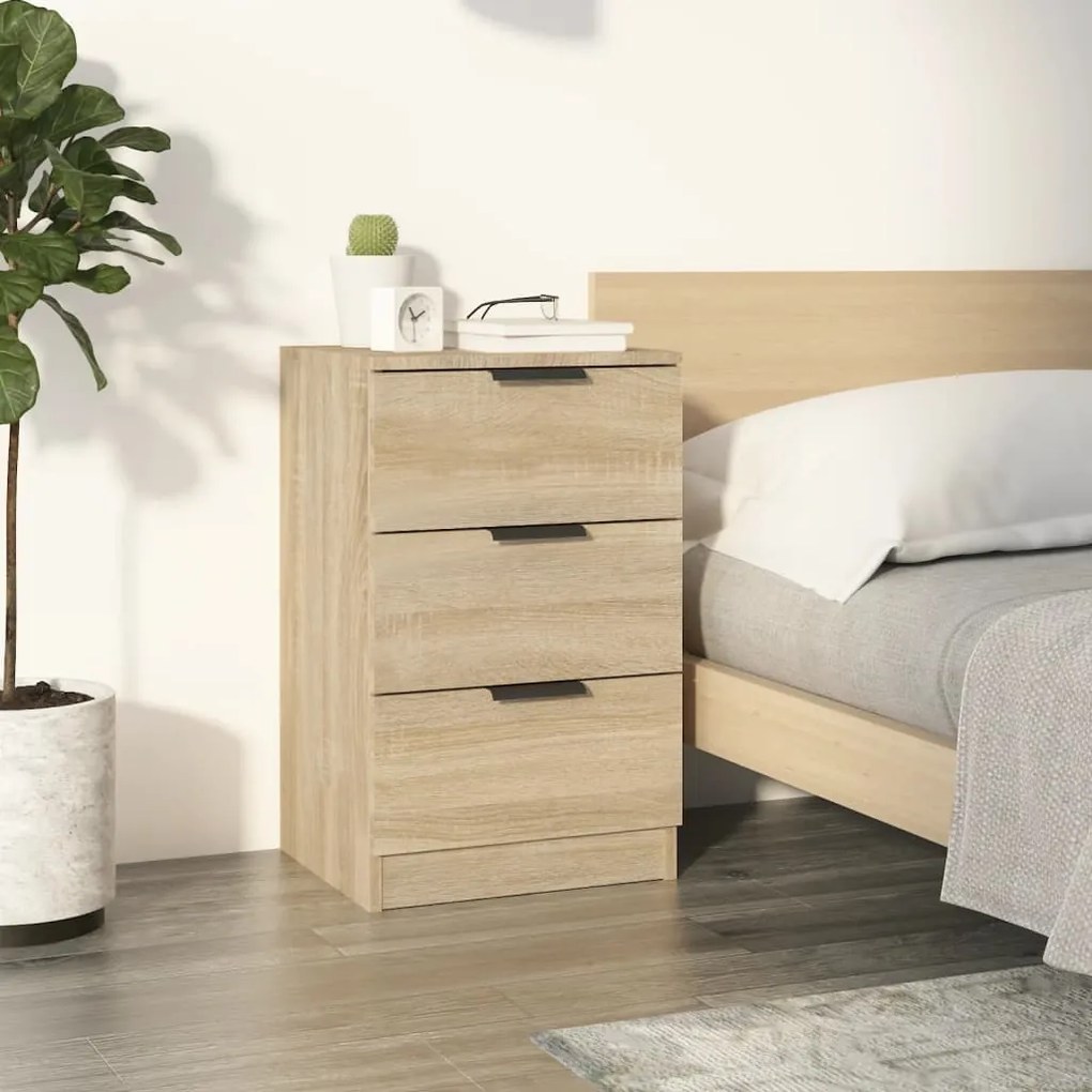 Comodino Rovere Sonoma 40x36x65 Cm /