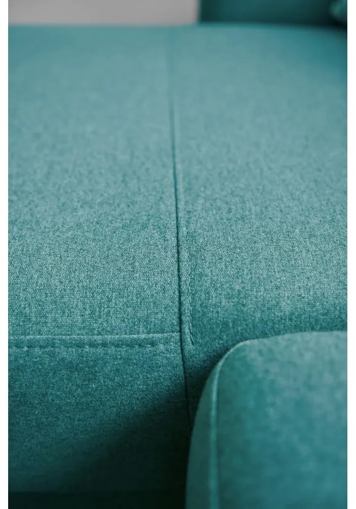 Divano letto variabile turchese ad angolo Pop - Bonami Selection