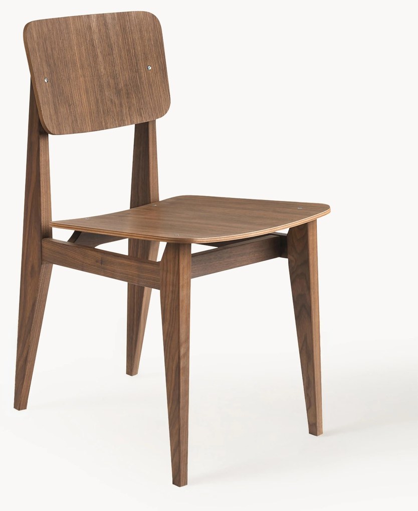 Sedia in legno di noce C-Chair