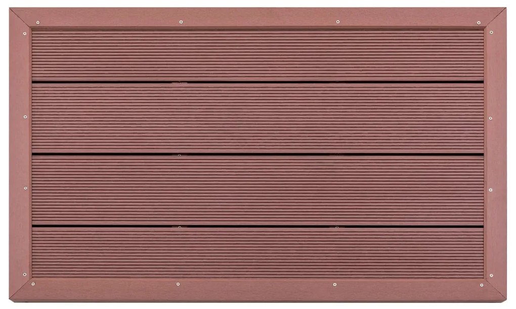 Pedana per Doccia Solare Marrone 101x63x5,5 cm in WPC