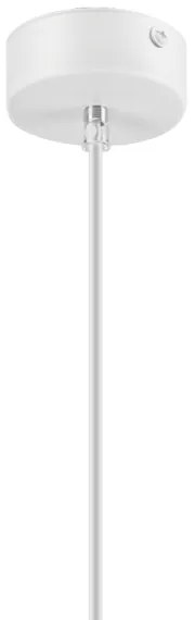 Lampadario a cavo SIMON 1xE27/60W/230V bianco