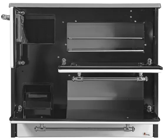 Cucina A Legna Stufa 9 Kw Nera Beatrice L87xP51xH79 Ecodesign 4 Stelle