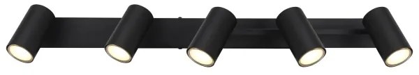 Globo 57911-5B - Faretto ROBBY 5xGU10/35W/230V nero