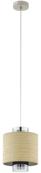 Eglo 43393 - Lampadario a sospensione con filo MEDIOUNA 1xE27/40W/230V