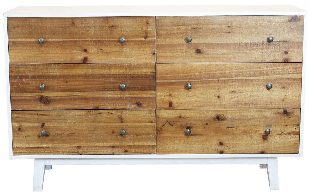 MATRIX - cassettiera in legno con sei cassetti