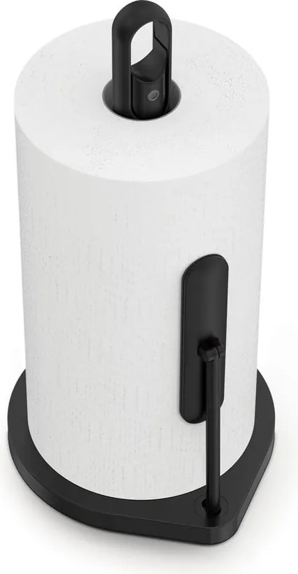 Porta asciugamani da cucina in acciaio nero opaco - simplehuman