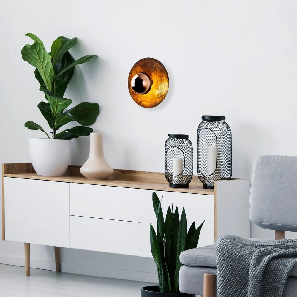 Lampada da parete color rame ø 38 cm Kurt – Opviq lights