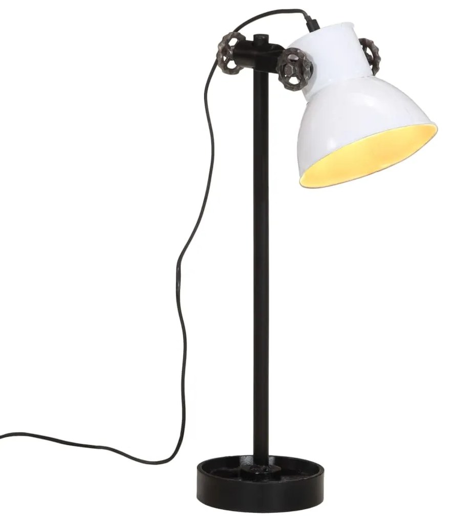 Lampada Da Scrivania 25 W Bianca 15x15x55 Cm E27 /