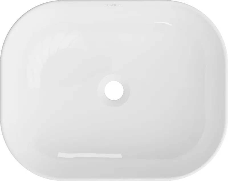 Mexen Rosa lavabo da appoggio 50 x 40 cm, bianco - 21095000