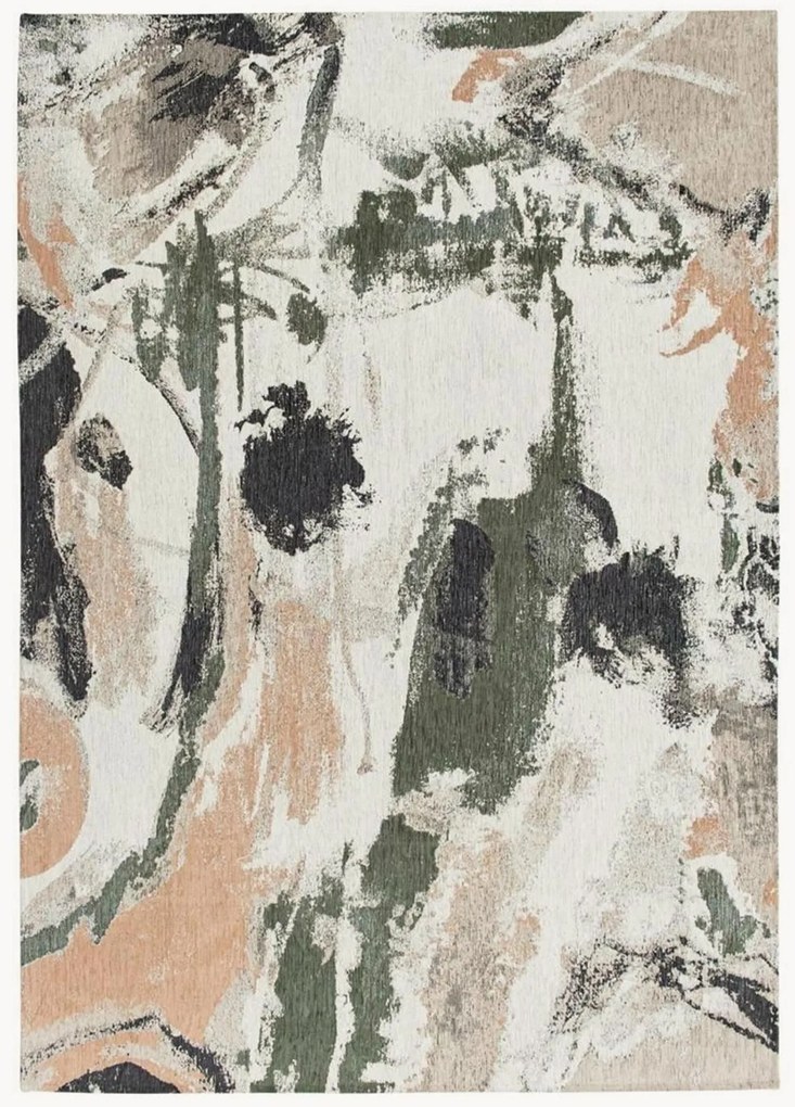 Tappeto jacquard lavabile da interno-esterno Fresque