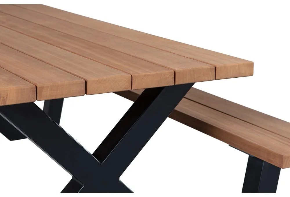 Tavolo da pranzo da giardino con panche , 206 x 145 cm Tablo - WOOOD